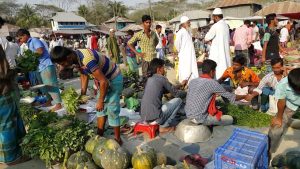 A Village Market Composition of 250 Words