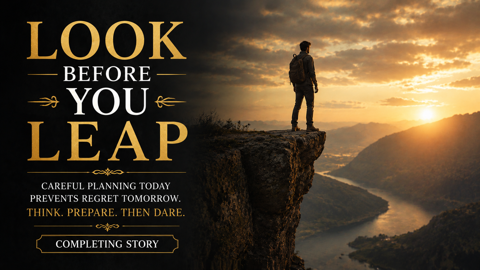 look before you leap completing story
